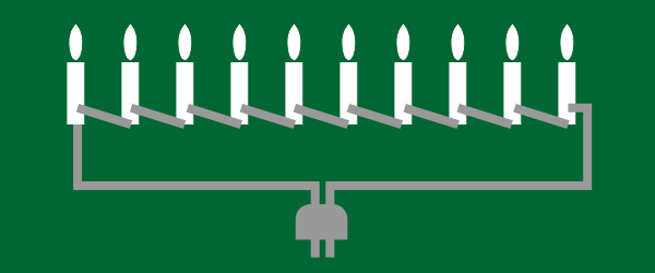 Reihenschaltung einer Lichterkette